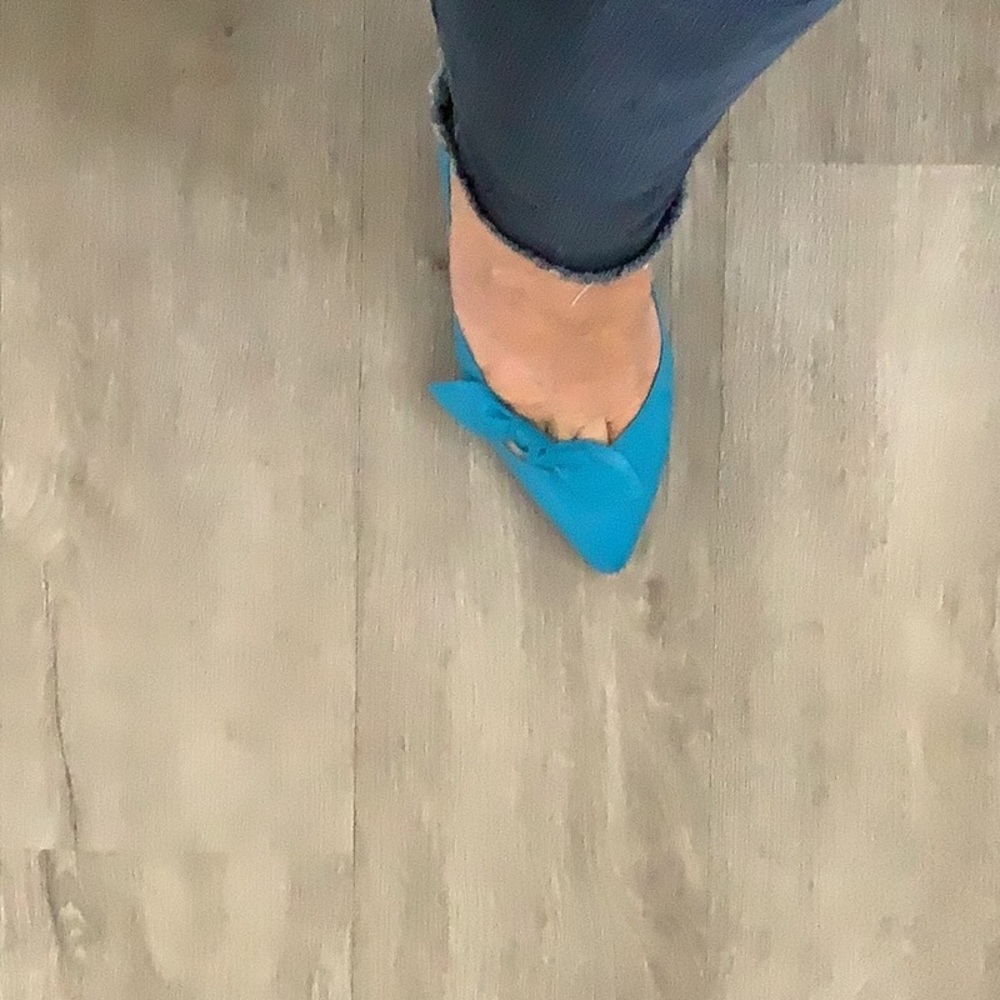 Vintage Pumps fro early 90’s SugarBabies Turquoise - Picture 9 of 9